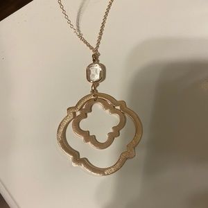 Long Rose Gold Necklace